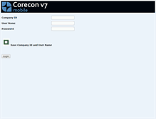 Tablet Screenshot of m.corecon.com